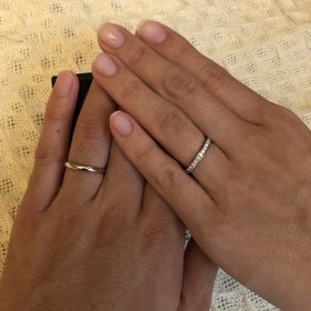 【エクセルコダイヤモンド(EXELCO DIAMOND)の口コミ】 シンプルなストレートでありながら、ダイヤモンドの美しさ、高級感、飽き…