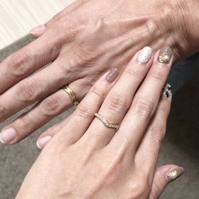 【アイプリモ(I-PRIMO)の口コミ】 普段使いができて他の人とは違う個性も欲しいと思いゴールドで指輪を探し…