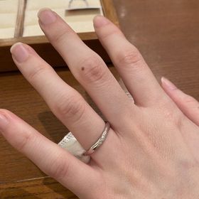 【TRECENTI(トレセンテ)の口コミ】 指輪のつけ心地が良いとの口コミで来店しました。評判どおりのお品物に大…