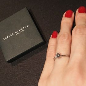 【ラザール ダイヤモンド(LAZARE DIAMOND)の口コミ】 ダイヤモンドの質が高く、ダイヤモンドの輝きが他と比べて段違いなこと。…