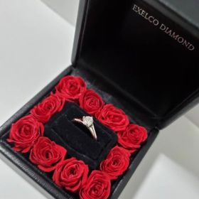 【エクセルコダイヤモンド(EXELCO DIAMOND)の口コミ】 彼がサプライズで用意してくれましたが、ブランドや口コミではなく、シャ…