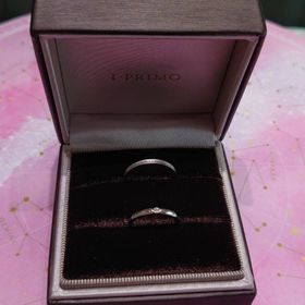 【アイプリモ(I-PRIMO)の口コミ】 当初はネットで別の指輪を考えていましたが、実際に見たらとても悩みまし…