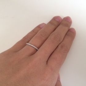 【ショーメ(CHAUMET)の口コミ】 一粒ダイヤ等の婚約指輪は普段使いしにくいので、普段からでも使えるよう…