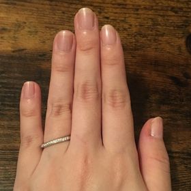 【ラザール ダイヤモンド(LAZARE DIAMOND)の口コミ】 ハーフエタニティを探していて、こちらのリングを試着しました。同ブラン…