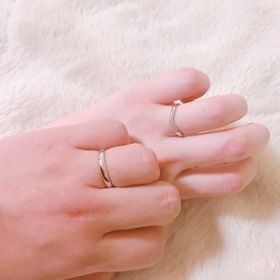 【ティファニー(Tiffany & Co.)の口コミ】 婚約指輪がティファニーの指輪だったので、結婚指輪もブランドを合わせた…