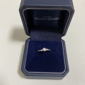 【銀座ダイヤモンドシライシの口コミ】 ウェーブラインのメレダイヤ付きの指輪を探していました。フェア中だった…