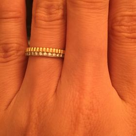 【ブシュロン(BOUCHERON)の口コミ】 グログランモチーフにダイヤが組み合わさっていてとても可愛く、他のブシ…