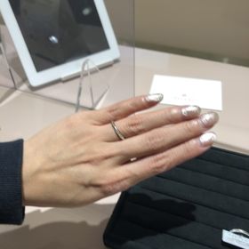 【TRECENTI(トレセンテ)の口コミ】 程よい輝きとダイヤモンドがいい感じで付いていますがつけ心地もとっても…