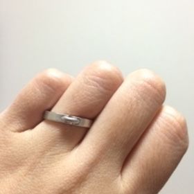 【ショーメ(CHAUMET)の口コミ】 結婚指輪自体はこだわりはなかったのですが、シンプルで細身のものを希望…
