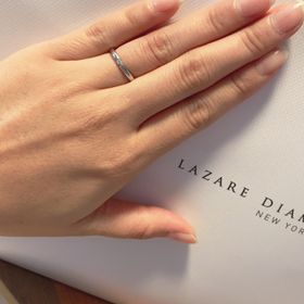 【ラザール ダイヤモンド(LAZARE DIAMOND)の口コミ】 何種類も試着させていただきましたが、これだ！という物に出会えました。…