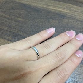 【4℃ BRIDAL(ヨンドシーブライダル)の口コミ】 ウェーブ型で探していたので3ブランドほど探しましたが、ここのが一番スッ…