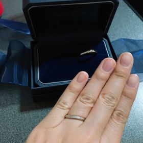 【エクセルコダイヤモンド(EXELCO DIAMOND)の口コミ】 友人がこのお店で決めたという話を聞いて、安心して来店しました。指に合…