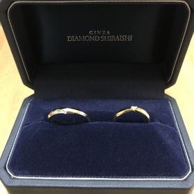 【銀座ダイヤモンドシライシの口コミ】 決め手は指輪のデザインが気に入ったことと、価格帯も予算の範囲だったこ…