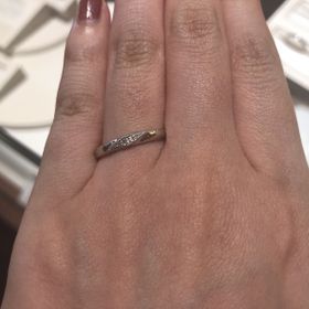 【ギンザタナカブライダル(GINZA TANAKA BRIDAL)の口コミ】 ストレートのダイヤが入っているものを探していたのですが、他ではあまり…