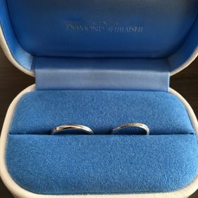【銀座ダイヤモンドシライシの口コミ】 普段指輪をつけないのですが、せっかくの結婚指輪は自分が好きなものを選…