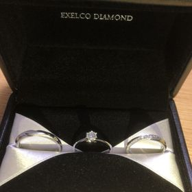 【エクセルコダイヤモンド(EXELCO DIAMOND)の口コミ】 派手すぎず、普段つけてても違和感のないデザインを選びました。着け心地…