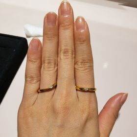 【TRECENTI(トレセンテ)の口コミ】 つけ心地が良いです。内側を丸くするために、他社より地金の量が多いそう…