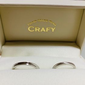 【CRAFY(クラフィ)の口コミ】 2人で結婚指輪を作成したいと思っていたので、デザイン自由に作れるところ…