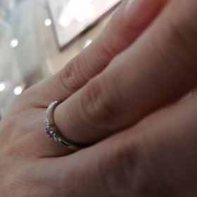 【Ginza Rim(銀座リム)の口コミ】 ピンクダイヤに変更できますが、発色が非常によく、1つつけるだけで映えま…