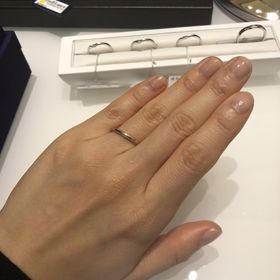 【俄(にわか)の口コミ】 肌馴染みの良いピンクゴールドが可愛かったです。最終候補として、初桜と…