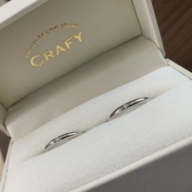 【CRAFY(クラフィ)の口コミ】 デザインや二人で作れると言う事でお互いが納得いけるまで可能であること…