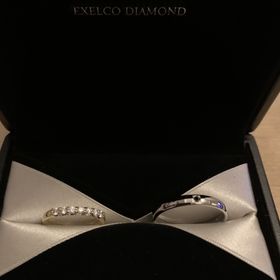 【エクセルコダイヤモンド(EXELCO DIAMOND)の口コミ】 エクセルコのスタッフさんの丁寧で優しい対応と、アフターケアやエンゲー…
