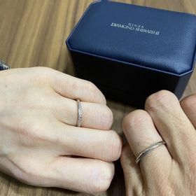 【銀座ダイヤモンドシライシの口コミ】 細めのデザインで指を動かしても気にならなくて良いです。
付け心地も肌な…