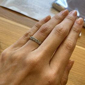 【【閉業】フラー・ジャコー(FURRER-JACOT)の口コミ】 丈夫、つけ心地、飽きがこないシンプルなデザインの鍛造プラチナリングと…