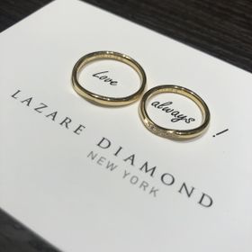 【ラザール ダイヤモンド(LAZARE DIAMOND)の口コミ】 ゴールドでウェーブがかかったデザインを探していたところ、ゼクシィアプ…