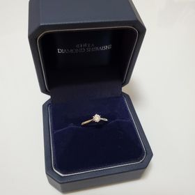 【銀座ダイヤモンドシライシの口コミ】 シンプルなデザインでよかった。ダイヤモンドシライシはダイヤモンドにこ…