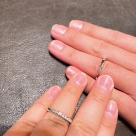 【TRECENTI(トレセンテ)の口コミ】 決め手は着け心地とデザインでした。特にダイヤをとめる爪が全く目立たな…