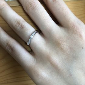 【銀座ダイヤモンドシライシの口コミ】 色々なデザインの指輪を見せていただき、スタッフの方ともたくさんお話を…