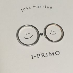 【アイプリモ(I-PRIMO)の口コミ】 夫…プラチナのシンプルデザインにしました。なじみが良くて気に入…