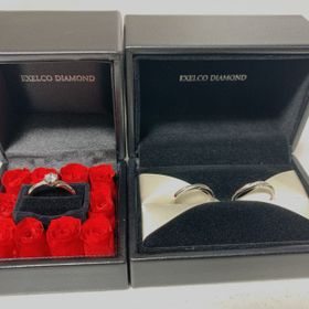 【エクセルコダイヤモンド(EXELCO DIAMOND)の口コミ】 プロポーズでダイヤモンドをもらい、リング選びに店頭に行きました。その…