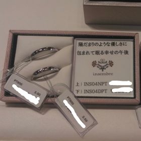 【insembre(インセンブレ)の口コミ】 プラチナ900で、シルバーの色味がとても上品です。また、ダイヤモンドが一…