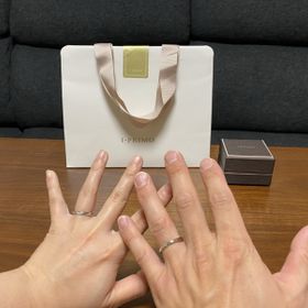 【アイプリモ(I-PRIMO)の口コミ】 女性側の指輪はダイヤモンドのついていないシンプルなものにする予定でし…