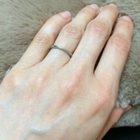 【agete(アガット)の口コミ】 昔からアガットがすきで、結婚指輪はこちらで、と思っていました。その夢…