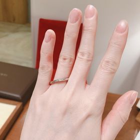 【TRECENTI(トレセンテ)の口コミ】 抜群のつけ心地でした！やはり付けてみなければ、指輪は分からないなと思…