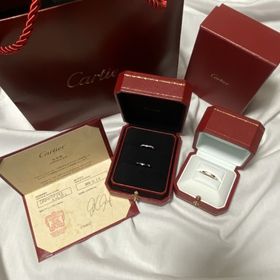 【カルティエ(Cartier)の口コミ】 エタニティーリングに憧れていて、ハーフエタニティーリングを選びました…