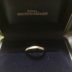 【銀座ダイヤモンドシライシの口コミ】 デザインが気に入り、2人でおそろいの指輪にしました。名前に込められた意…