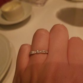 【Ginza Rim(銀座リム)の口コミ】 ダイヤが大きすぎず、デザイン的にもお値段の部分でも、普段使いができる…