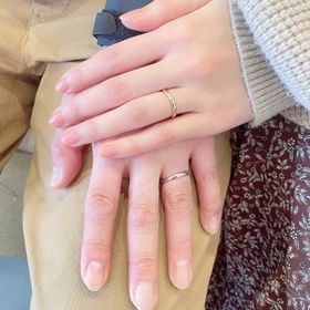 【PORTADA(ポルターダ)の口コミ】 シンプルだけどダイヤが欲しい、黄色系の肌色に似合うのが欲しい、ペア感…