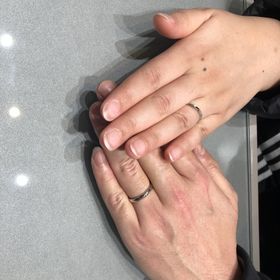 【アイプリモ(I-PRIMO)の口コミ】 2人で、違うデザインにしました。最近はペアでない方も結構いるとの店員さ…