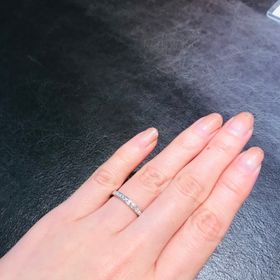 【TRECENTI(トレセンテ)の口コミ】 ハーフエタニティのストレートタイプを探していたので、イメージ通りの素…