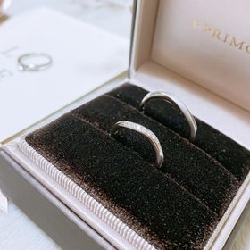 【アイプリモ(I-PRIMO)の口コミ】 結婚指輪はウェーブ＆細身と決めていたので着けた感じも凄く心地よく、合…