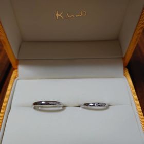 【ケイウノ ブライダル(K.UNO BRIDAL)の口コミ】 母から譲り受けた指輪を婚約指輪にリフォームが出来ること+結婚指輪を手作…