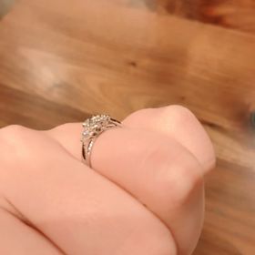 【ケイウノ ブライダル(K.UNO BRIDAL)の口コミ】 完全なオーダーメイドで作って下さるので、世界に一つしかない大切な指輪…