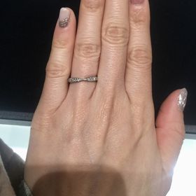 【ティファニー(Tiffany & Co.)の口コミ】 ハーフエタニティの指輪を見せていただきました。あの有名なハーモニーを…