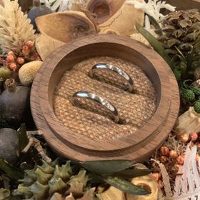 【鎌倉彫金工房の口コミ】 プラチナシルバーの甲丸というとてもシンプルな指輪にしました！若く結婚…