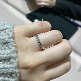 【TRECENTI(トレセンテ)の口コミ】 もともと、ハーフエタニティで探していましたが、お店の方と話をしたりし…